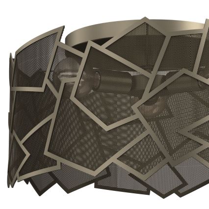 Plafoniera CAMO 3xE27/15W/230V oro