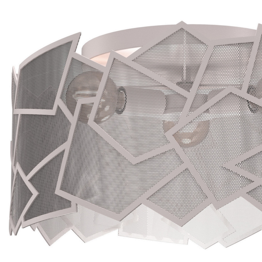 Plafoniera CAMO 3xE27/15W/230V Ø 49,5 cm beige