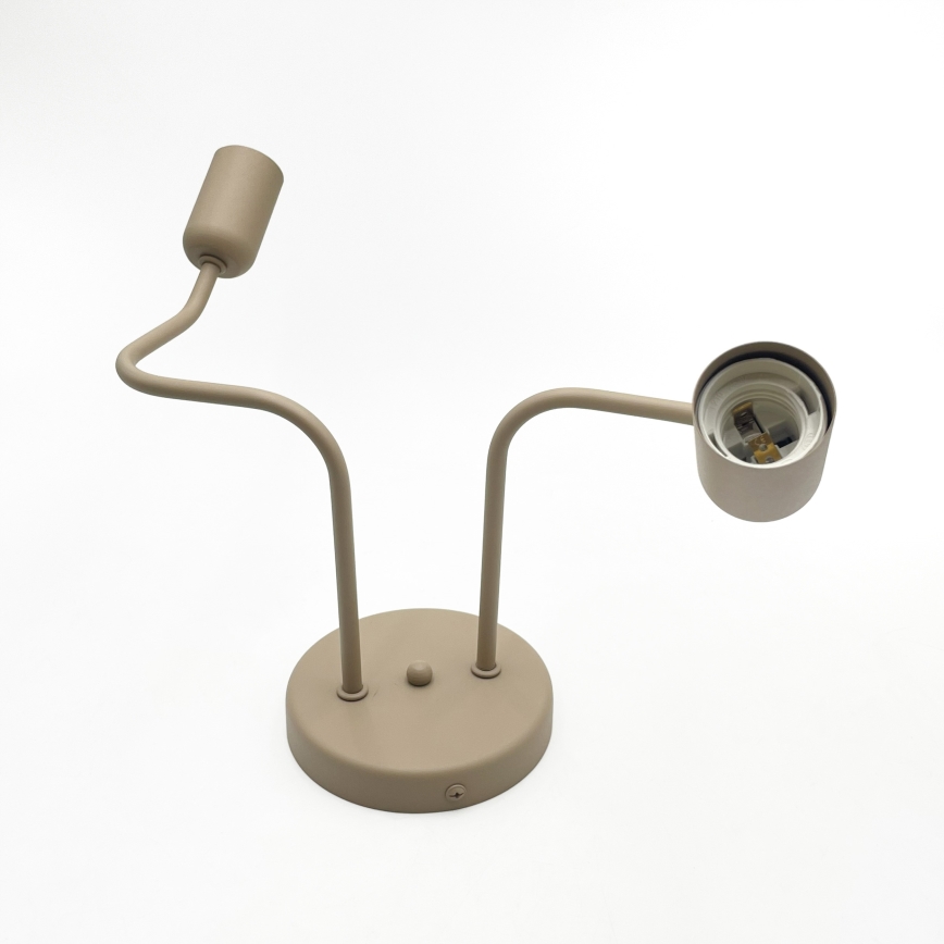Plafoniera CHARLIE 2xE27/15W/230V beige