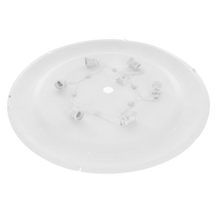 Plafoniera CLEO 6xE27/24W/230V d. 78 cm grigio