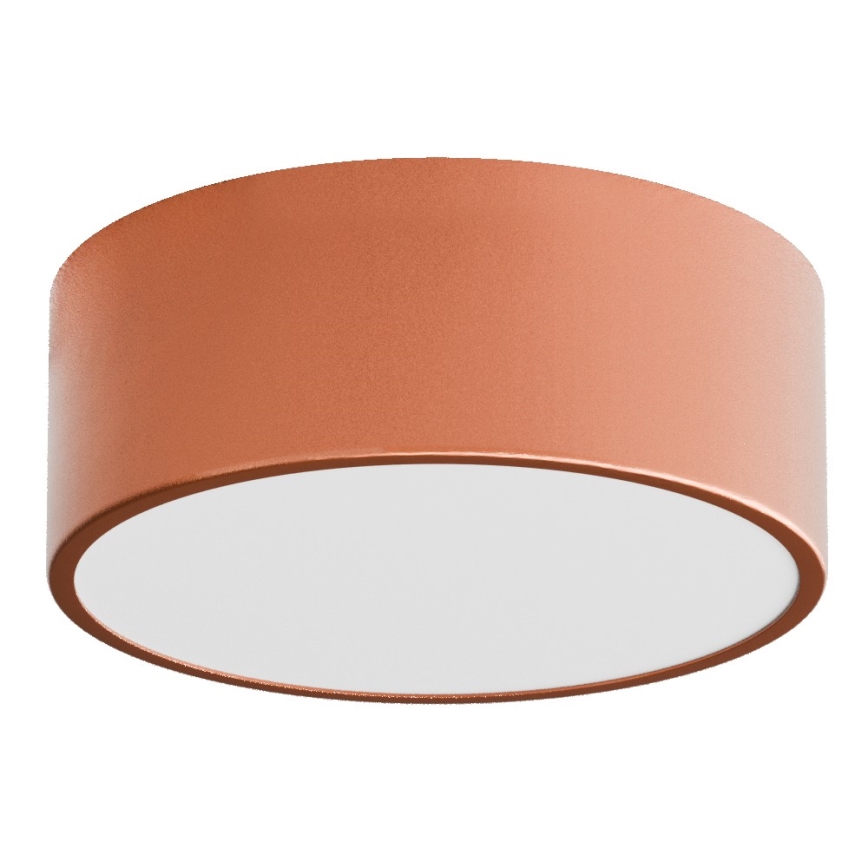 Plafoniera CLEO con sensore di movimento e sensore crepuscolare, 1xE27/40W/230V, diametro 20 cm, finitura in rame