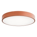 Plafoniera CLEO con sensore di movimento e crepuscolare 5xE27/24W/230V Ø 60 cm in rame