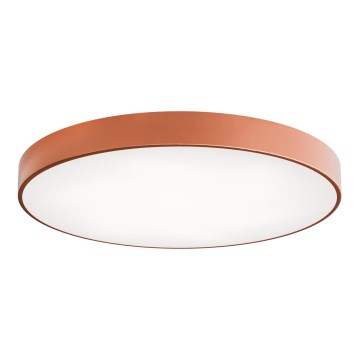Plafoniera CLEO con sensore di movimento e crepuscolare, 6xE27/24W/230V, Ø 80 cm, finitura rame