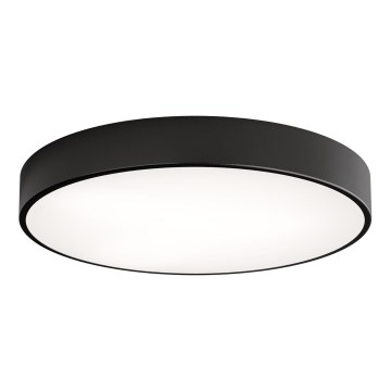 Plafoniera CLEO con sensore di movimento e crepuscolare integrati, 5xE27/24W/230V, diametro 60 cm, nero