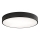Plafoniera CLEO con sensore di movimento e crepuscolare integrati, 5xE27/24W/230V, diametro 60 cm, nero