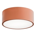 Plafoniera CLEO con sensore di movimento e sensore crepuscolare, 1xE27/40W/230V, diametro 20 cm, finitura in rame