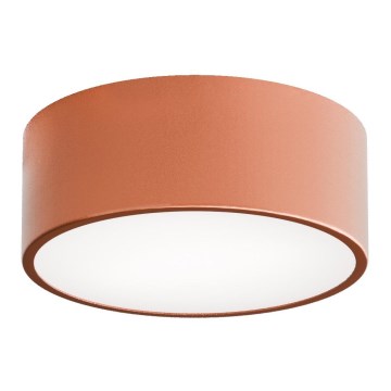 Plafoniera CLEO con sensore di movimento e sensore crepuscolare, 1xE27/40W/230V, diametro 20 cm, finitura in rame