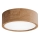 Plafoniera con sensore CLEO 2xE27/24W/230V Ø 27,5 cm rovere