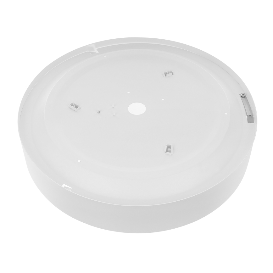 Plafoniera CLEO con sensore di movimento e sensore crepuscolare 3xE27/24W/230V Ø 40 cm bianca