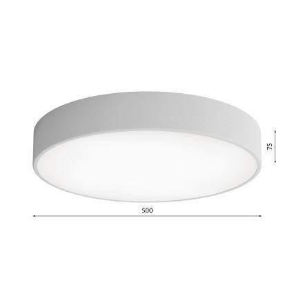 Plafoniera con sensore CLEO 4xE27/24W/230V d. 50 cm grigio