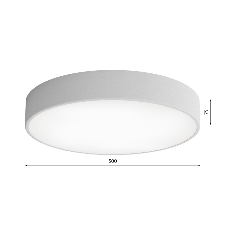 Plafoniera con sensore CLEO 4xE27/24W/230V d. 50 cm grigio