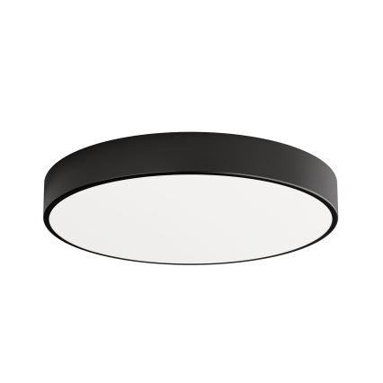 Plafoniera CLEO con sensore di movimento e crepuscolare integrati, 5xE27/24W/230V, diametro 60 cm, nero