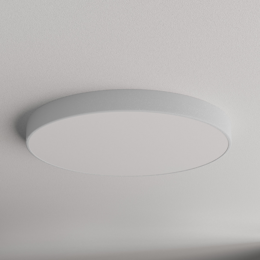 Plafoniera CLEO con sensore di movimento e di crepuscolo, 6xE27/24W/230V, Ø 80 cm, grigio