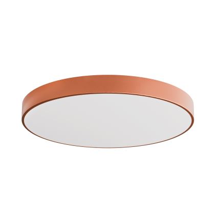 Plafoniera CLEO con sensore di movimento e crepuscolare, 6xE27/24W/230V, Ø 80 cm, finitura rame