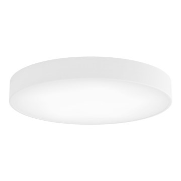 Plafoniera con sensore di movimento e crepuscolare CLEO 5xE27/24W/230V Ø 60 cm bianca