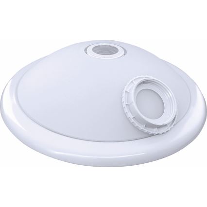 Plafoniera con sensore di movimento e sensore crepuscolare MANA 2xE27/40W/230V Ø 30 cm bianca