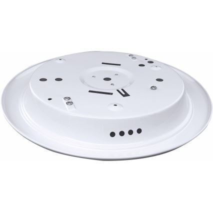 Plafoniera con sensore di movimento e sensore crepuscolare MANA 2xE27/40W/230V Ø 30 cm bianca