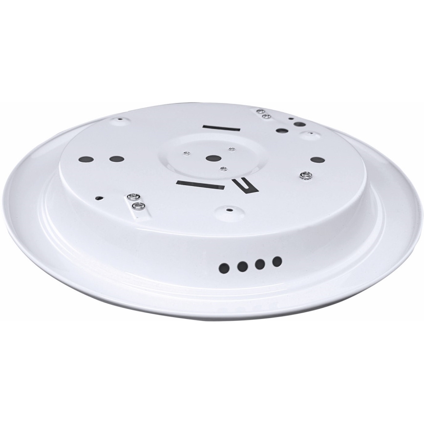 Plafoniera con sensore di movimento e sensore crepuscolare MANA 2xE27/40W/230V Ø 30 cm bianca