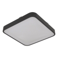 Plafoniera con sensore WILTON 2xE27/60W/230V 33x33 cm antracite