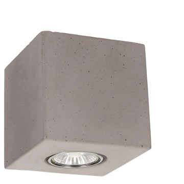Plafoniera CONCRETEDREAM 1xGU10/6W/230V calcestruzzo - certificato FSC