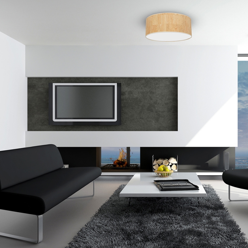 Plafoniera  CORK 2xE27/60W/230V