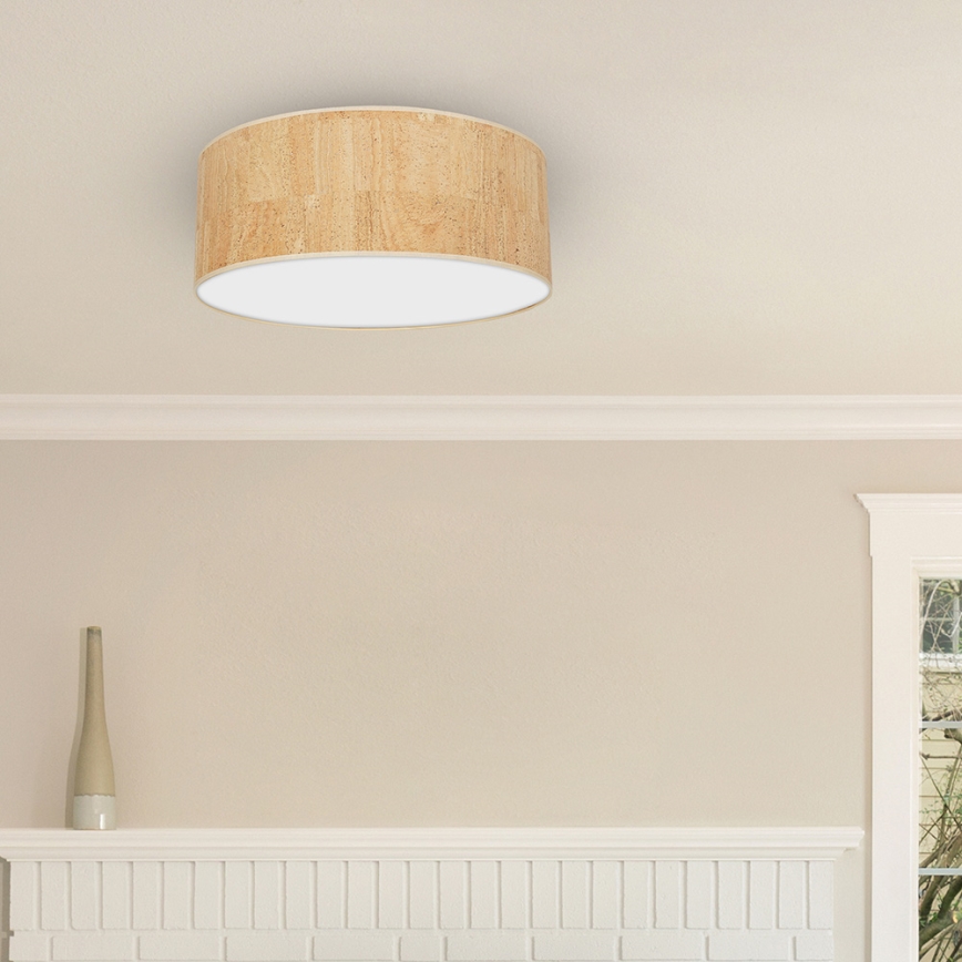 Plafoniera  CORK 3xE27/60W/230V