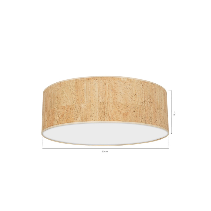 Plafoniera CORK 3xE27/60W/230V