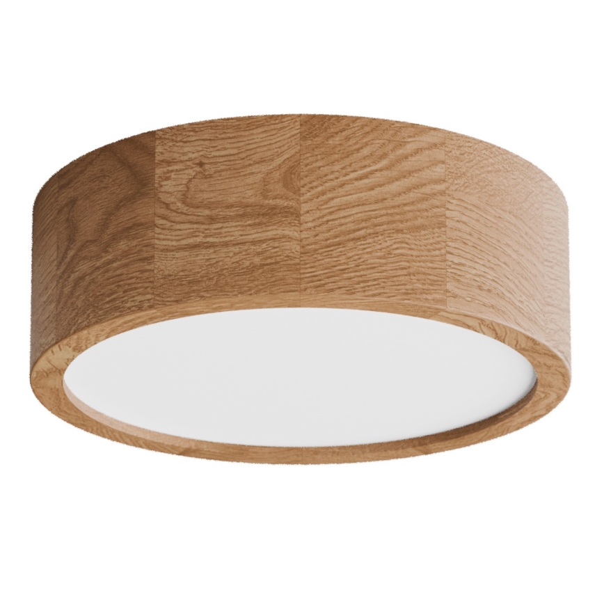 Plafoniera da bagno CLEO 2xE27/24W/230V IP54 diametro 27,5 cm quercia