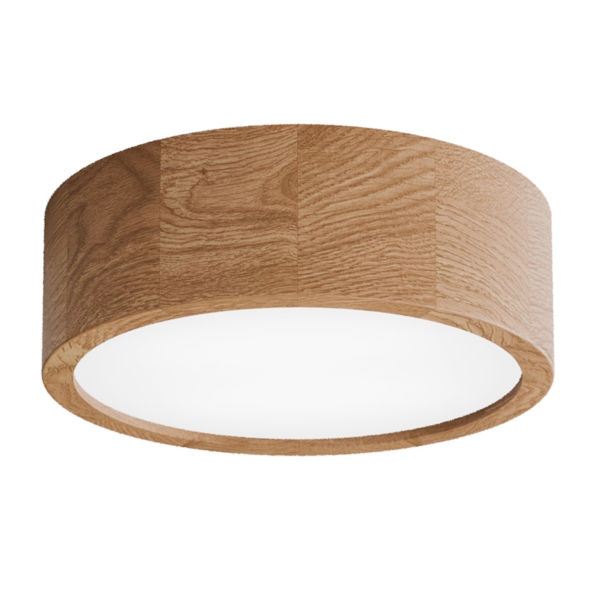 Plafoniera da bagno CLEO 2xE27/24W/230V IP54 diametro 27,5 cm quercia