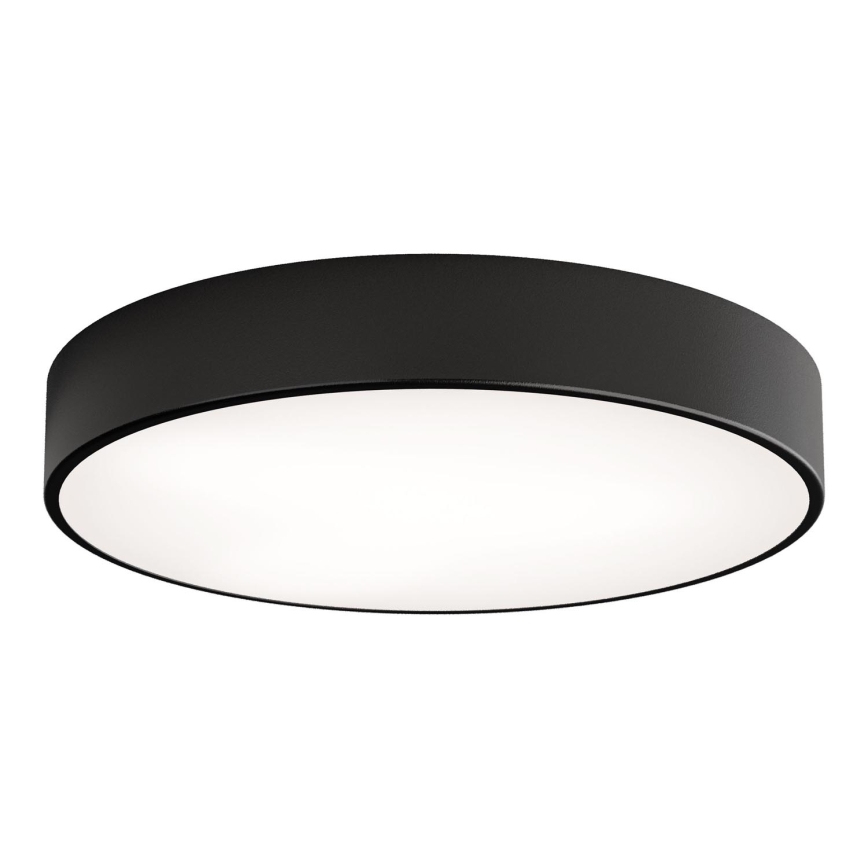 Plafoniera da bagno CLEO 4xE27/24W/230V diametro 50 cm nero IP54