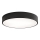 Plafoniera da bagno CLEO 4xE27/24W/230V diametro 50 cm nero IP54