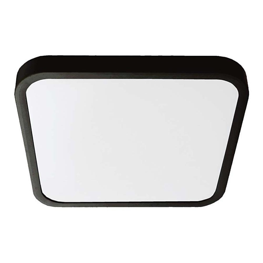 Plafoniera da bagno LED con chip SAMSUNG LED/18W/230V IP44 4000K 25x25 cm nero