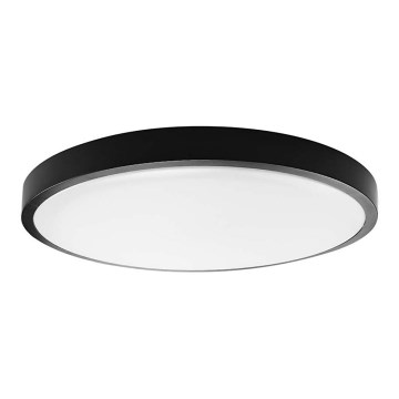 Plafoniera da bagno LED con chip SAMSUNG LED/24W/230V IP44 4000K diam. 29 cm nero