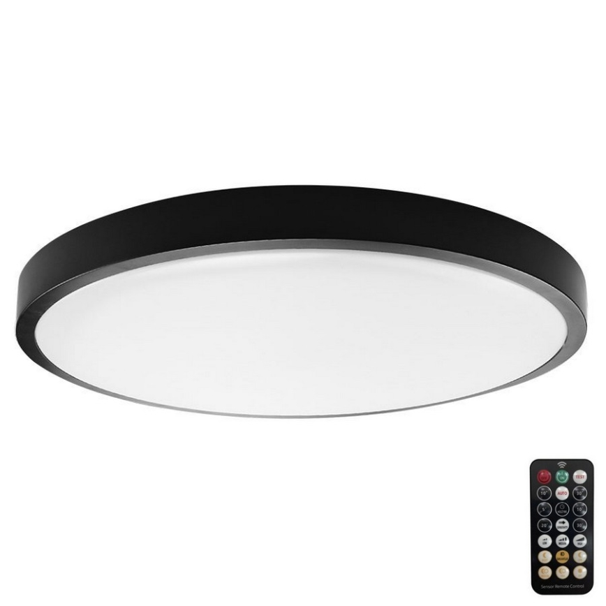 Plafoniera da bagno LED con sensore CHIP SAMSUNG LED/24W/230V IP44 4000K diam. 35 cm + telecomando