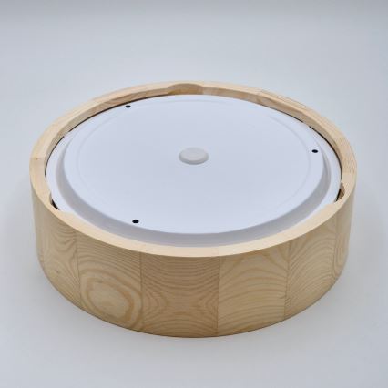Plafoniera da bagno NATURAL 2xE27/15W/230V IP54 pino ø 27 cm - FSC certificato