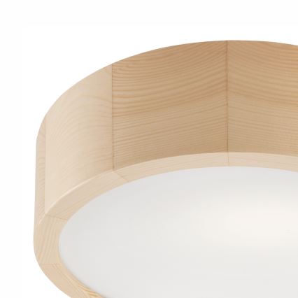 Plafoniera da bagno NATURAL 2xE27/15W/230V IP54 pino ø 27 cm - FSC certificato