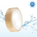 Plafoniera da bagno NATURAL MODERN 2xE27/15W/230V IP54 Ø 27,5 cm pino