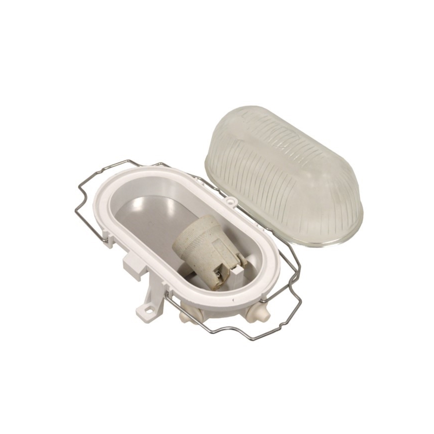 Plafoniera da esterno RADUS 1xE27/60W/230V IP54 bianca