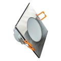 Plafoniera da incasso per bagno a LED BONO LED/8W/230V 3000K IP65 cromo opaco