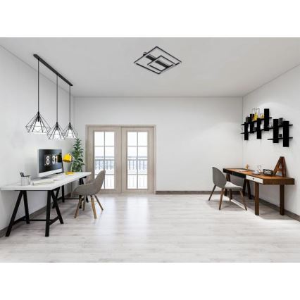 Plafoniera da soffitto a LED dimmerabile LED/95W/230V 3000-6500K + telecomando