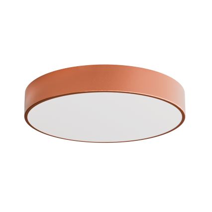 Plafoniera CLEO con sensore di movimento e sensore crepuscolare 4xE27/24W/230V Ø 50 cm, finitura rame