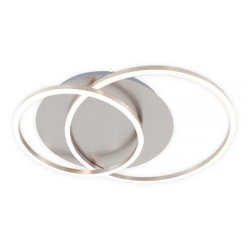 Plafoniera da soffitto dimmerabile a LED 28W/230V 3000K cromo opaco