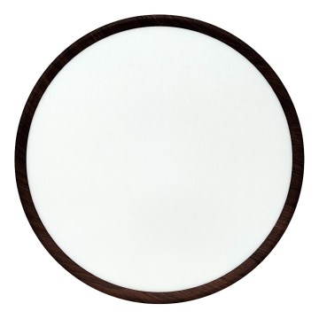 Plafoniera da soffitto LED/32W/230V 3000/4000/6500K diam. 40 cm marrone