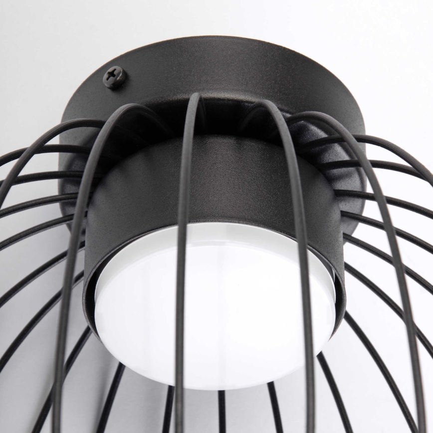 Plafoniera da soffitto OVELLA 1xGX53/10W/230V Ø 25 cm, nera