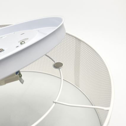 Plafoniera da soffitto SIRJA PLISADO 2xE27/15W/230V Ø 35 cm bianca