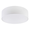 Plafoniera da soffitto SIRJA PLISADO 4xE27/15W/230V Ø 45 cm bianca