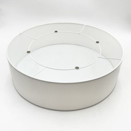 Plafoniera da soffitto SIRJA PLISADO 4xE27/15W/230V Ø 45 cm bianca