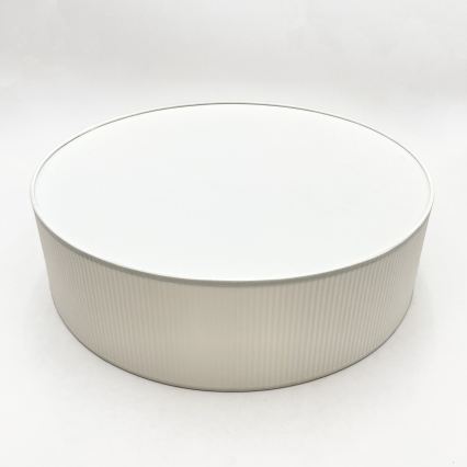 Plafoniera da soffitto SIRJA PLISADO 4xE27/15W/230V Ø 45 cm bianca