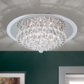 Plafoniera di cristallo GLORIA 6xG9/40W/230V diametro 50 cm limpido/cromo lucido