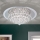 Plafoniera di cristallo GLORIA 6xG9/40W/230V diametro 50 cm limpido/cromo lucido